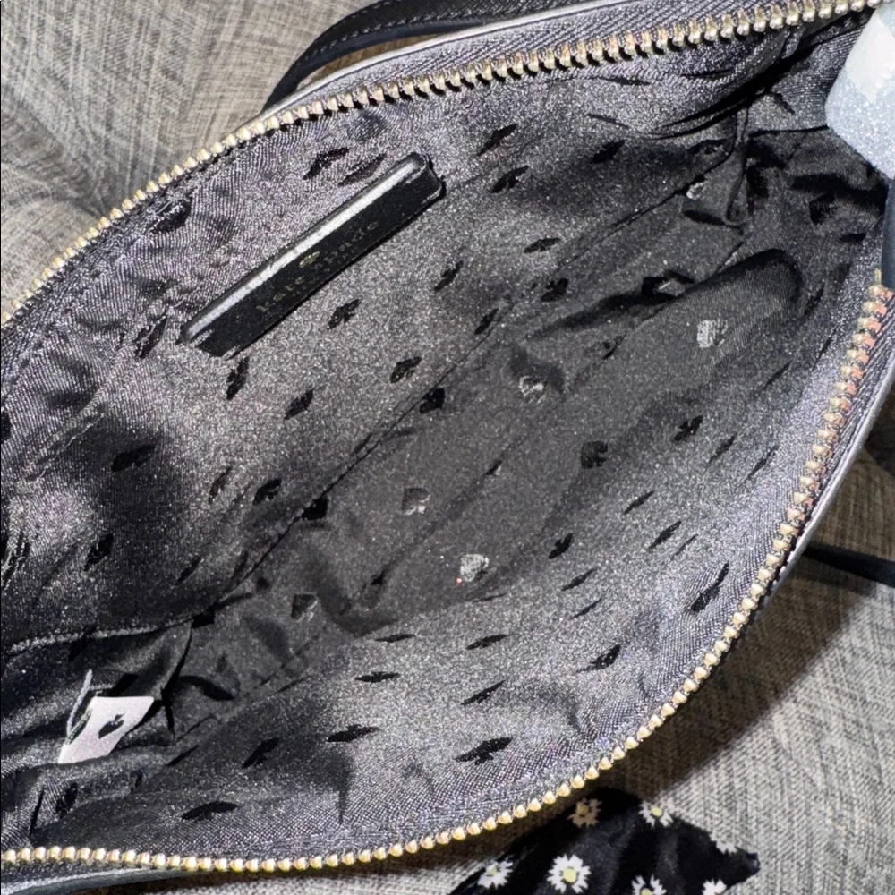 Kate Spade Shimmy Glitter Black Sparkle Crossbody - Picture 11 of 17